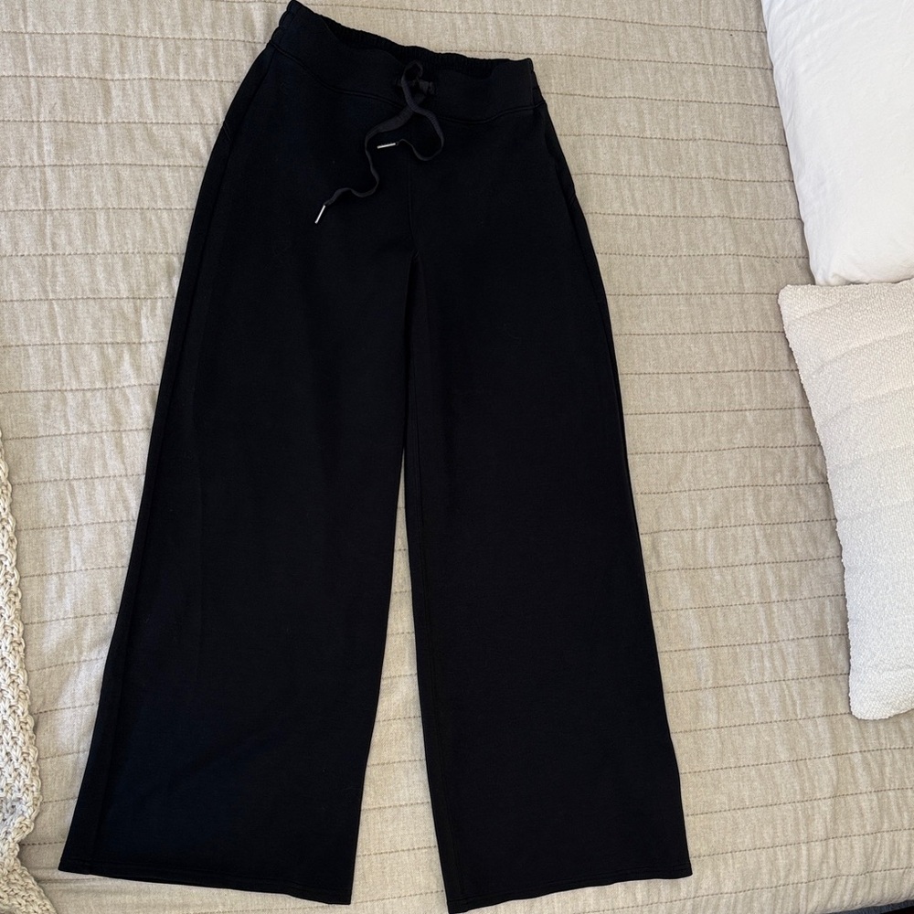 SPANX Black Wide-Leg Pants